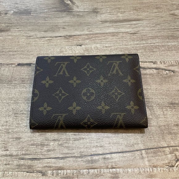 Louis Vuitton Monogram Porte Tresor Papiers Trifold Wallet w Insert! - Picture 3 of 16